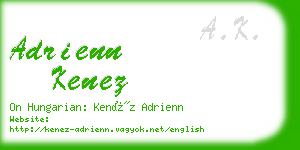 adrienn kenez business card